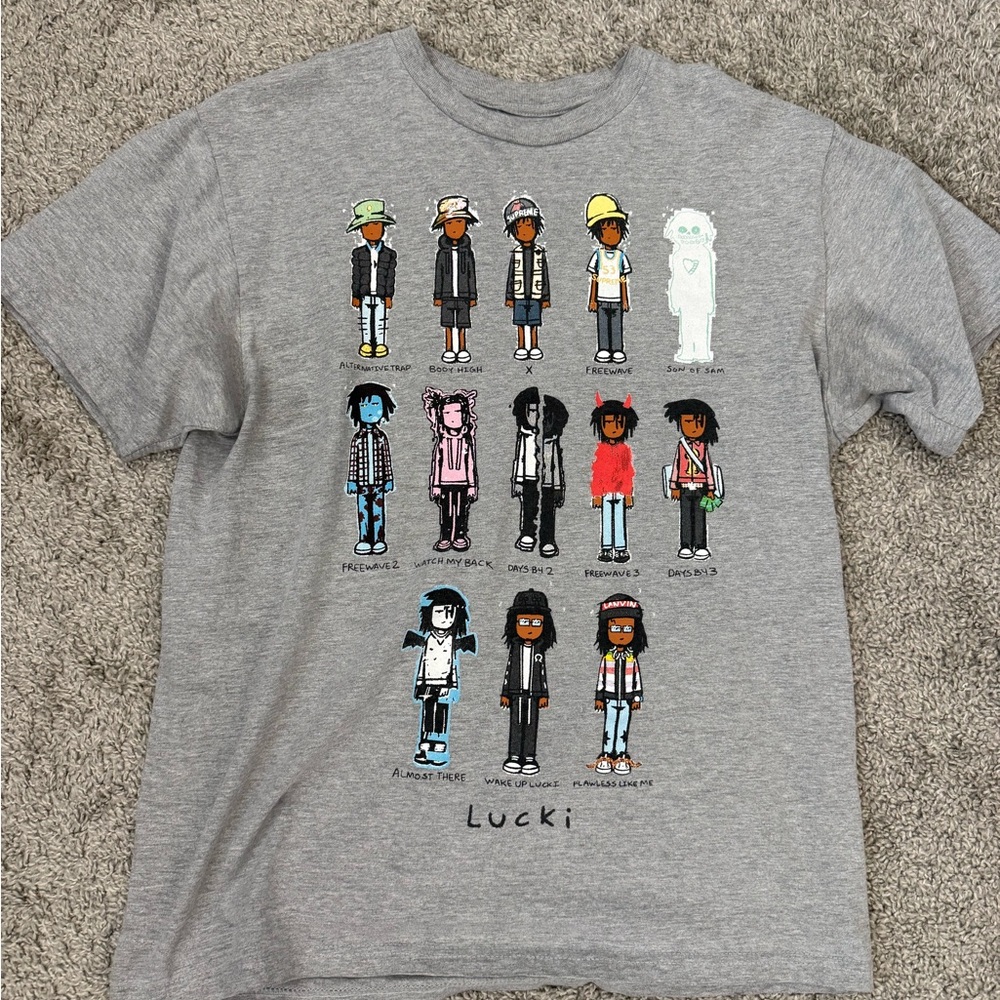 Gray Kids Graphic T-Shirt